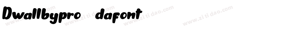 Dwallbypro (dafont)字体转换